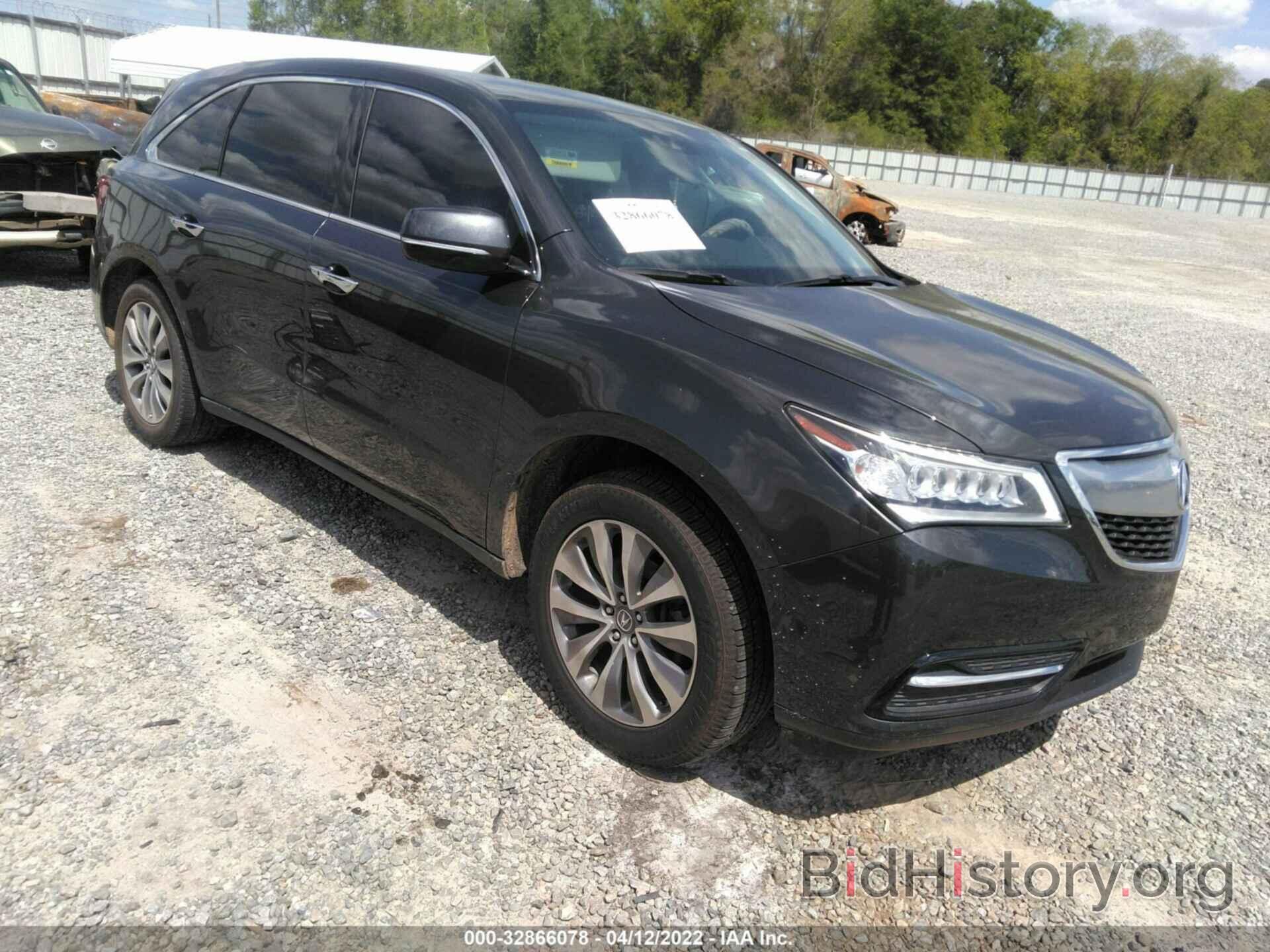 Photo 5FRYD4H49GB008257 - ACURA MDX 2016