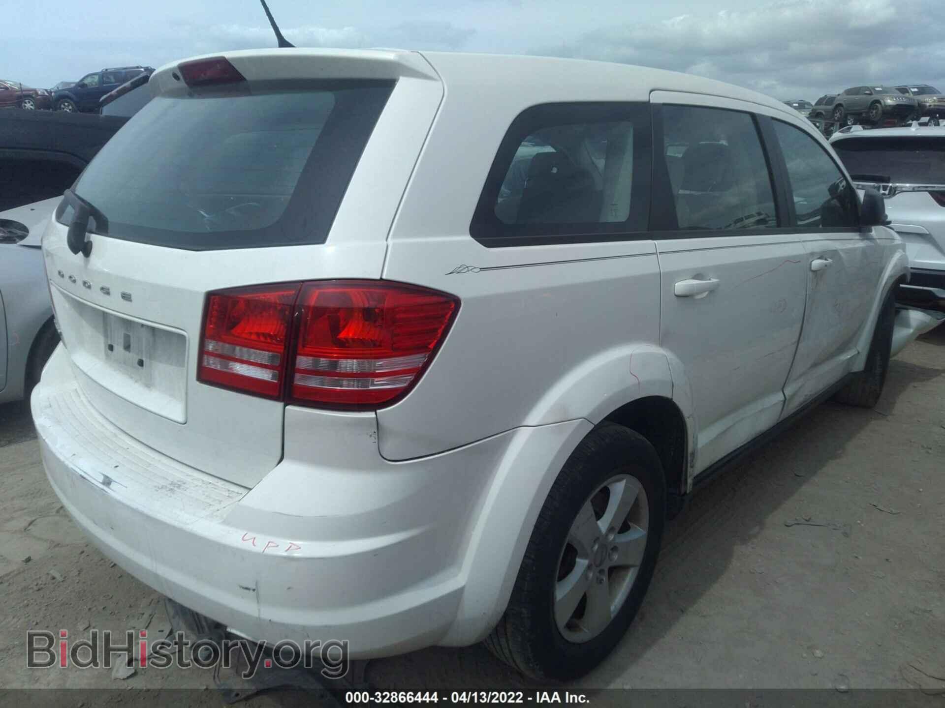 2013 DODGE JOURNEY - VIN: 3C4PDCAB3DT529522 - Фото 4