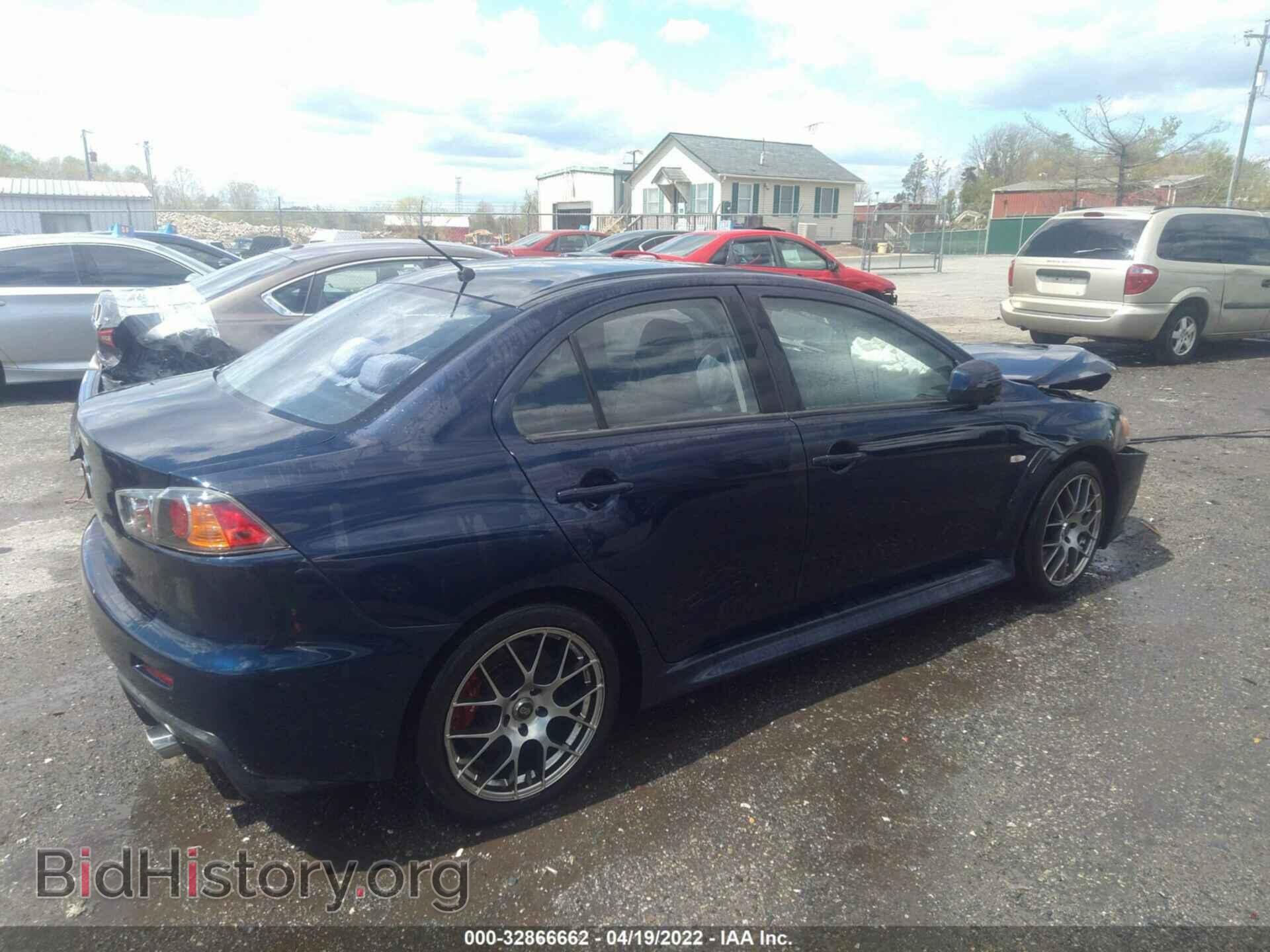 2013 MITSUBISHI LANCER EVOLUTION - VIN: JA32W8FVXDU015708 - Фото 4