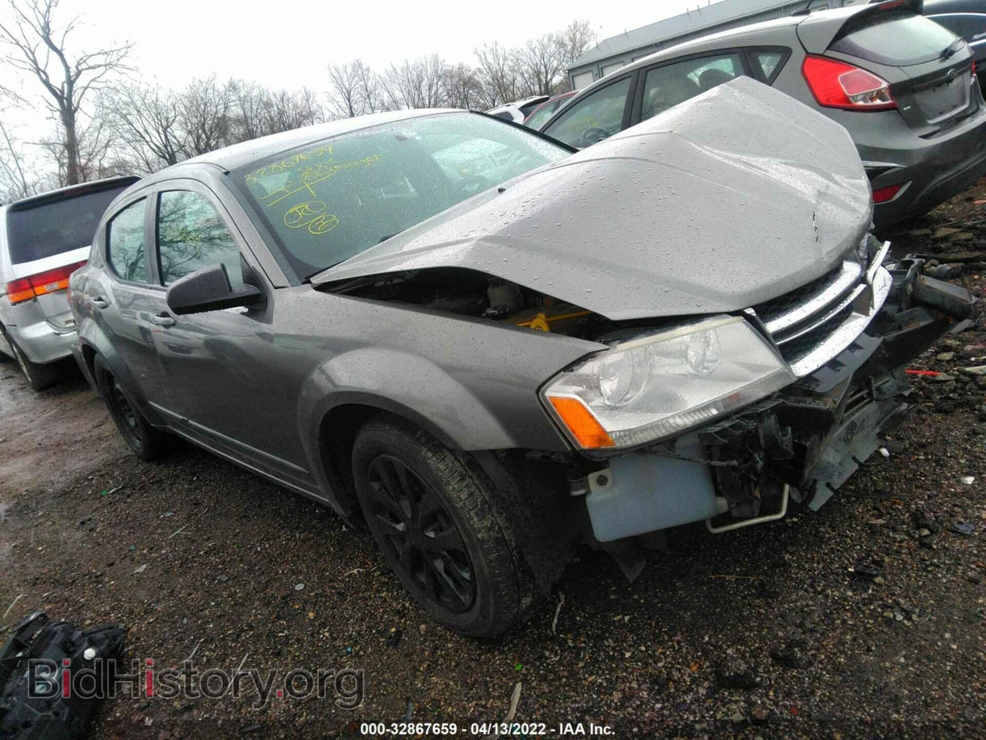 Photo 1C3CDZAG4CN258809 - DODGE AVENGER 2012