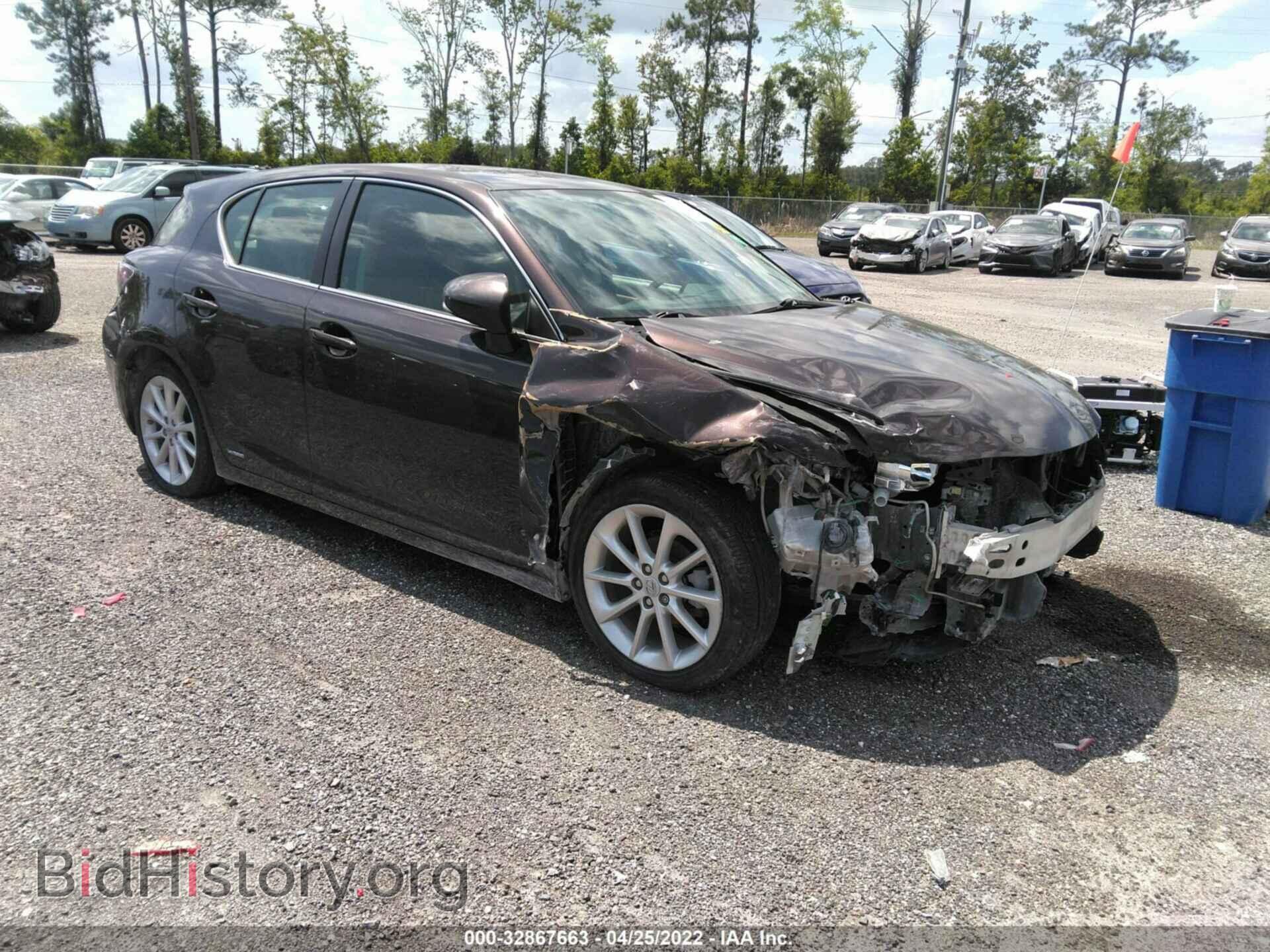 Photo JTHKD5BH9C2068544 - LEXUS CT 200H 2012