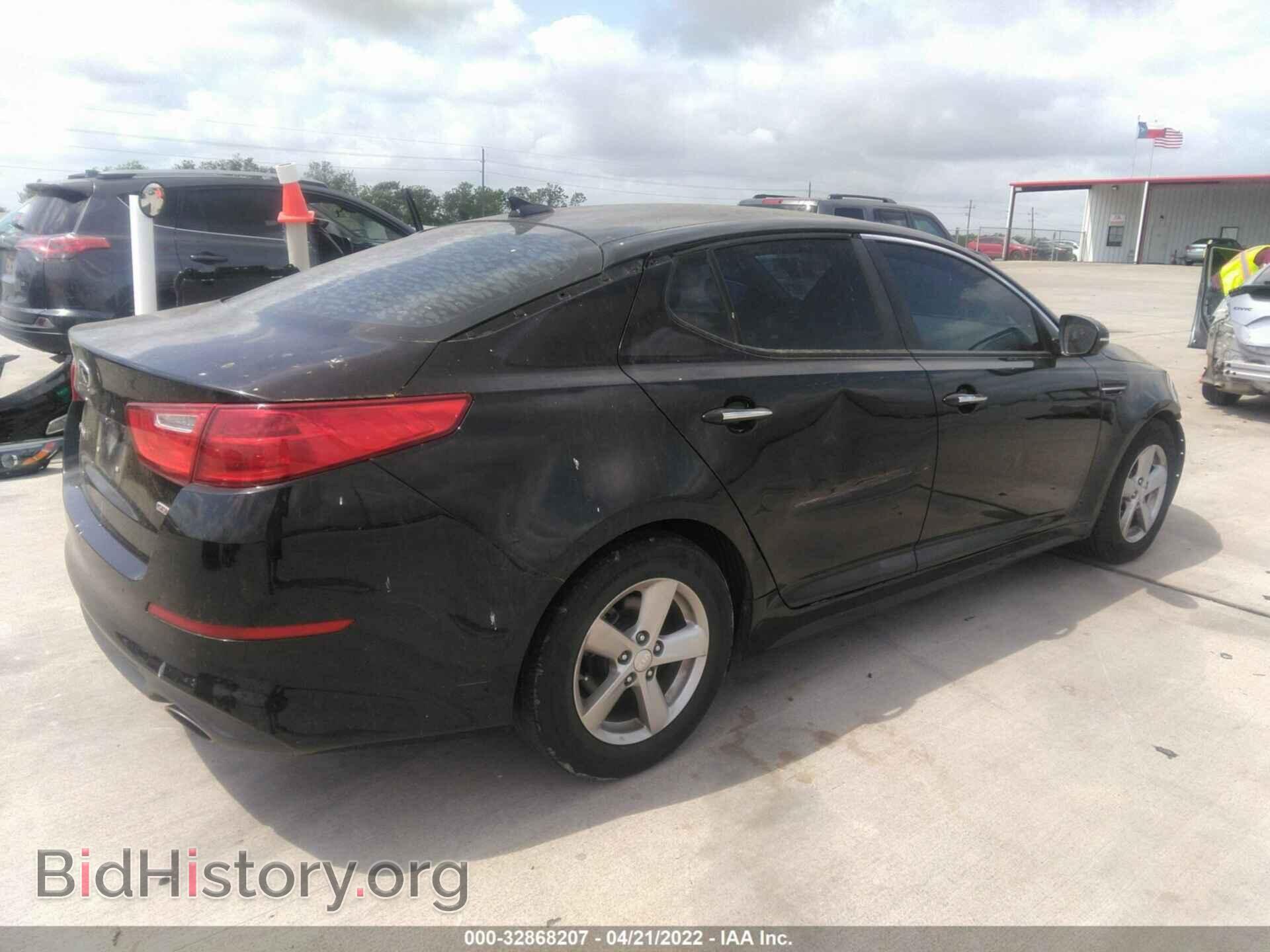 2015 KIA OPTIMA - VIN: 5XXGM4A76FG363349 - Фото 4