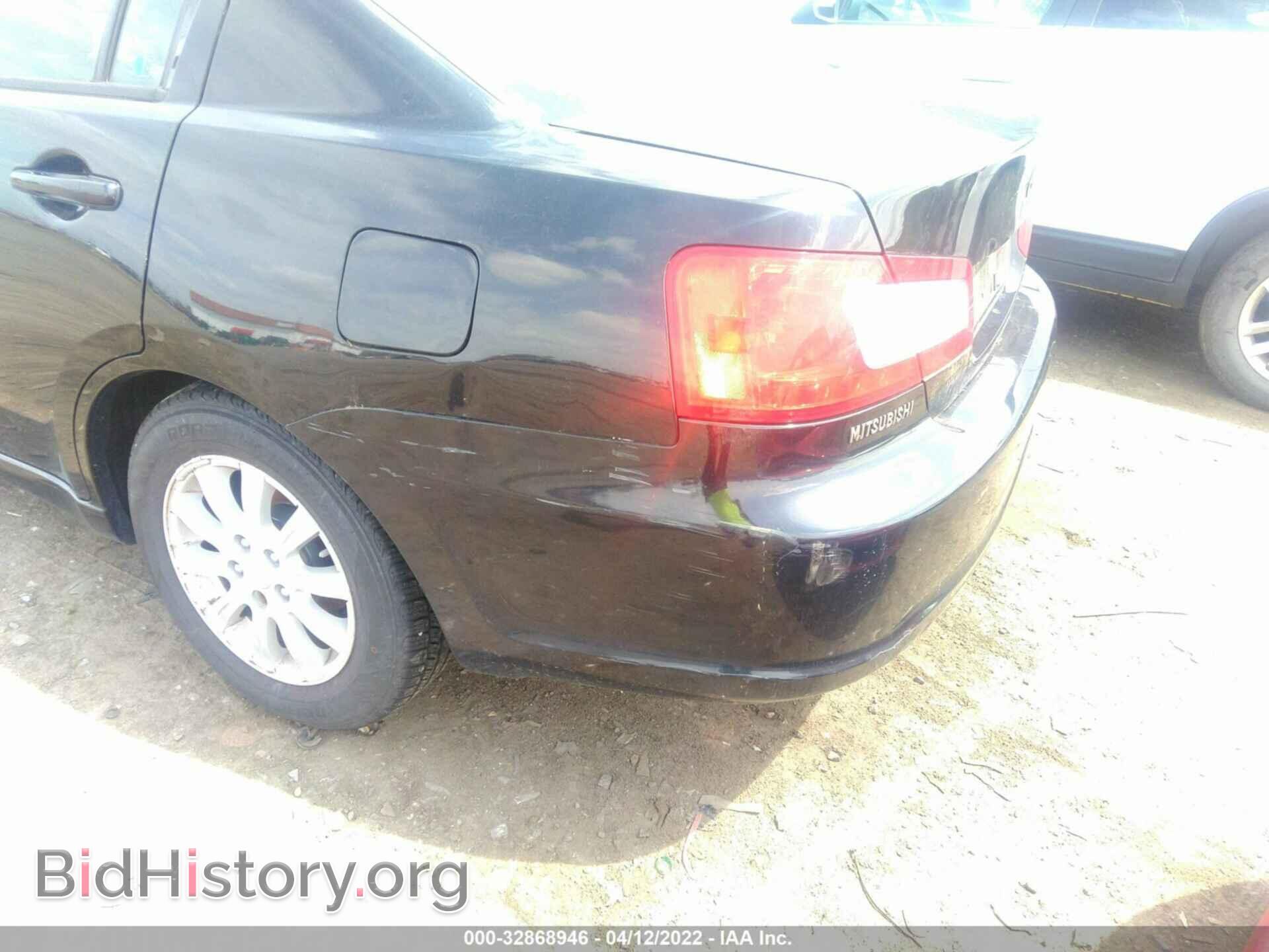 2012 MITSUBISHI GALANT - VIN: 4A32B2FF9CE022206 - Фото 6