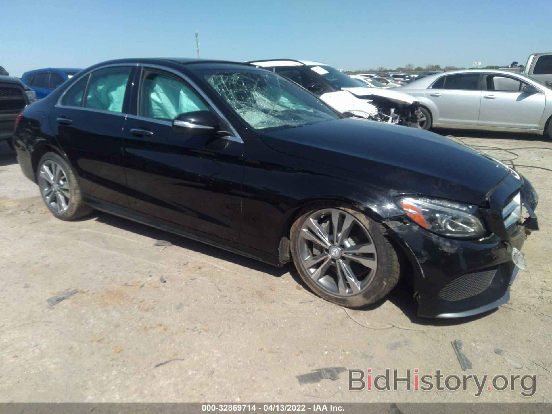 Photo 55SWF6GB8FU040855 - MERCEDES-BENZ C-CLASS 2015