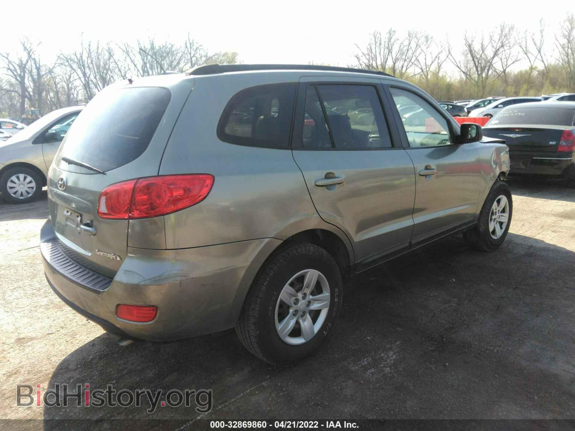 2009 HYUNDAI SANTA FE - VIN: 5NMSG13DX9H332257 - Фото 4
