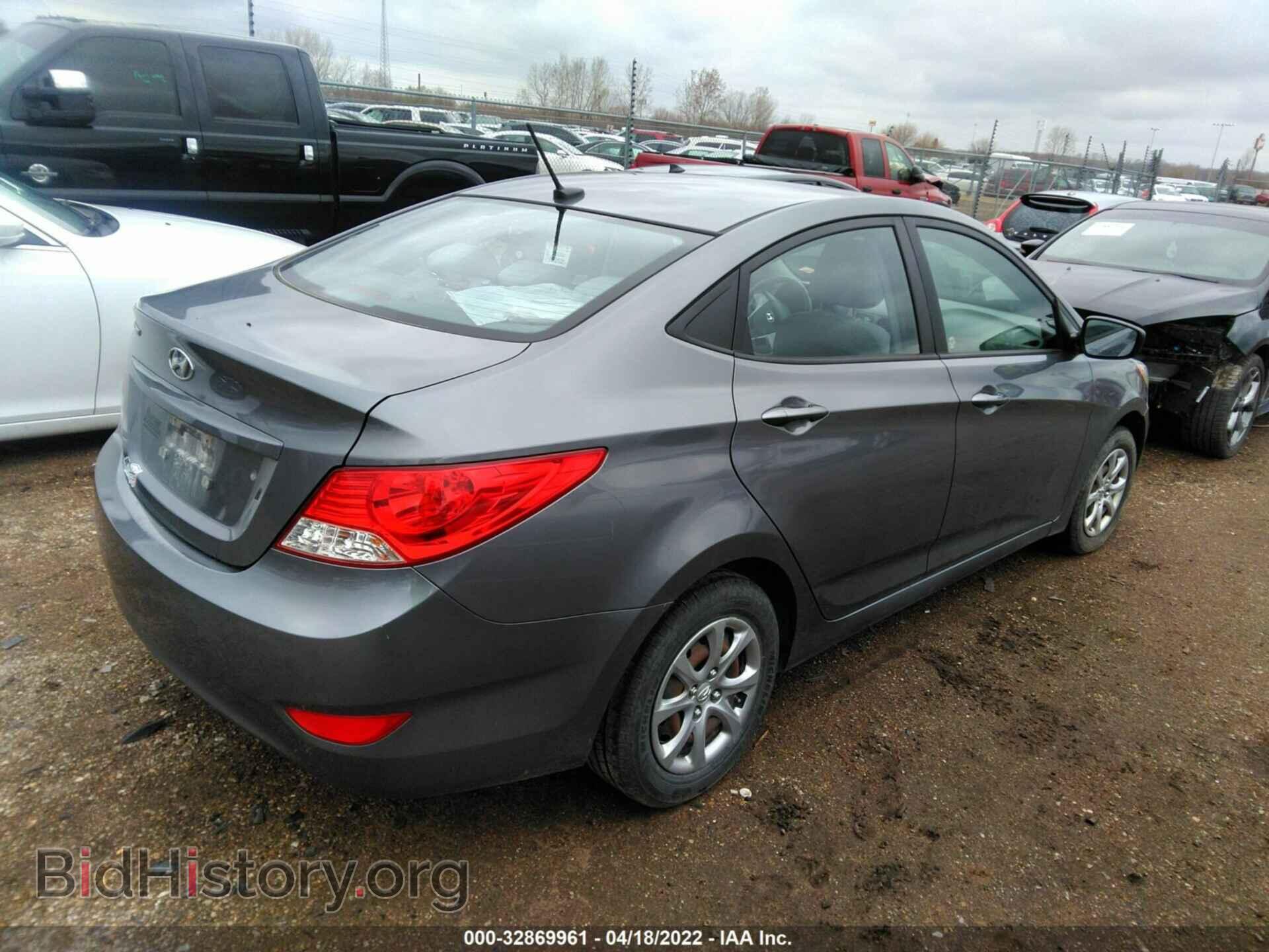 2014 HYUNDAI ACCENT - VIN: KMHCT4AE5EU682052 - Фото 4