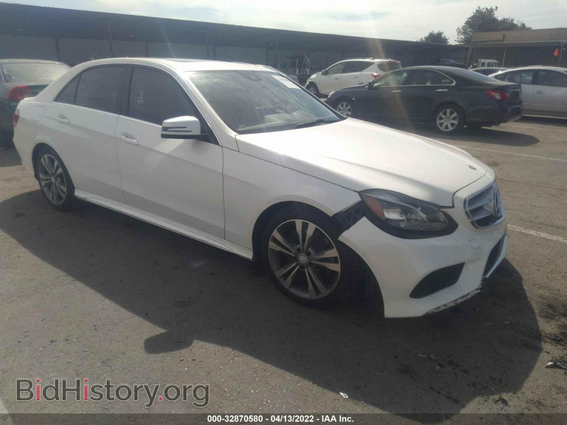 Photo WDDHF5KB4EB053458 - MERCEDES-BENZ E-CLASS 2014