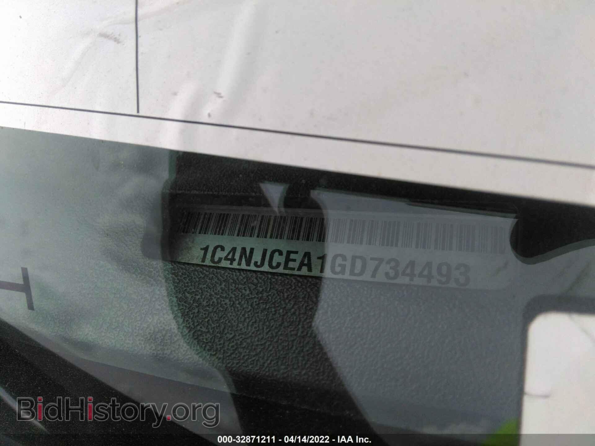 2016 JEEP COMPASS - VIN: 1C4NJCEA1GD734493 - Фото 9