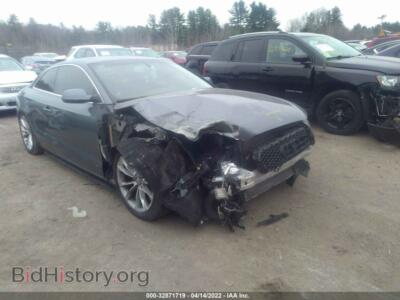 2014 Audi A5 Premium Plus, gray — VIN WAULFAFR9EA009687, IAAI