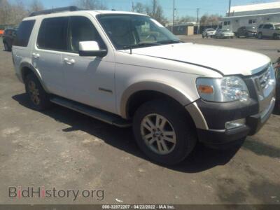 2008 Ford EXPLORER Eddie Bauer, white — VIN 1FMEU74E58UA03615, IAAI