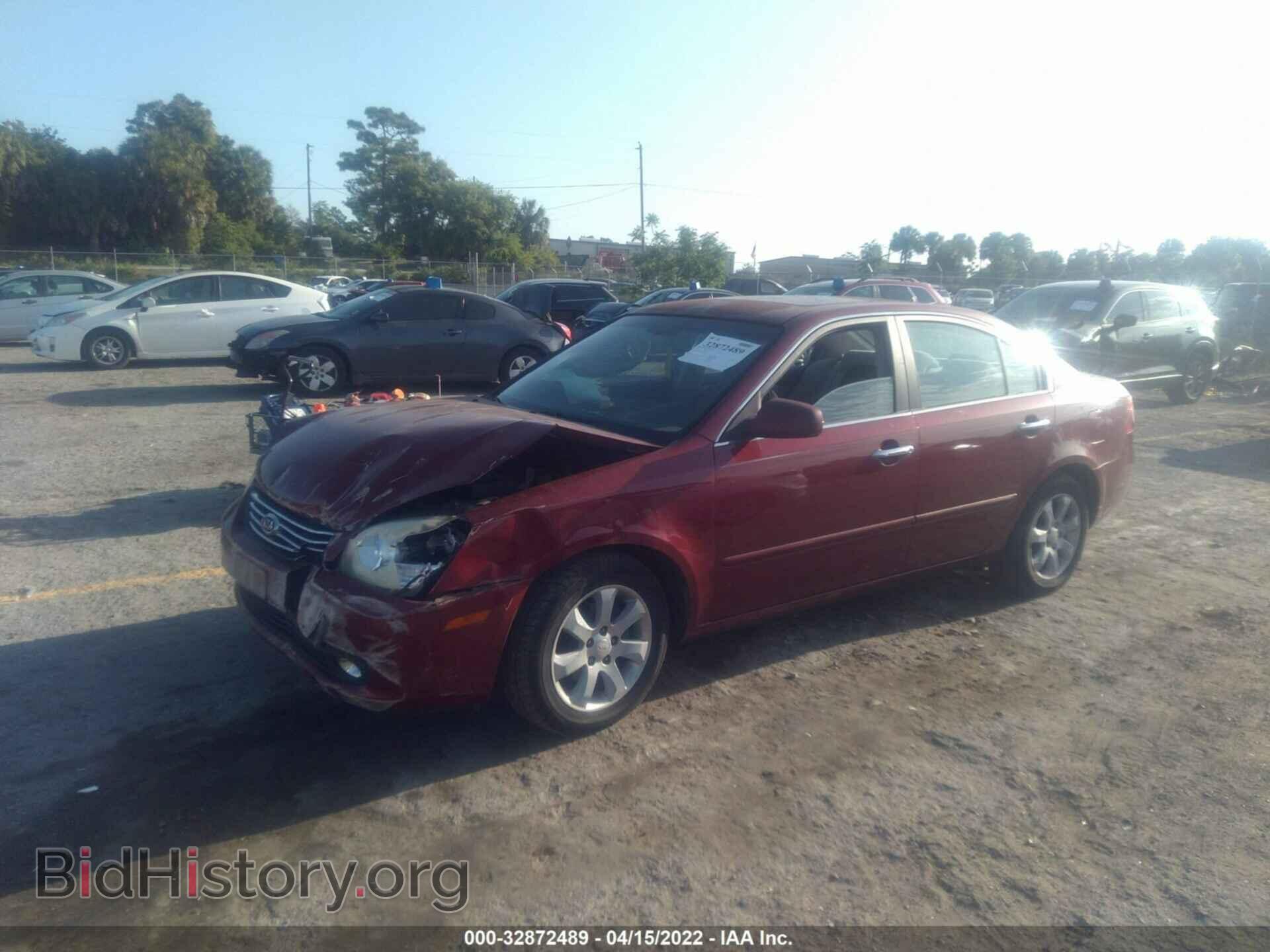 2007 KIA OPTIMA - VIN: KNAGE124875137963 - Фото 2