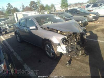 2013 Dodge AVENGER SXT, silver — VIN 1C3CDZCB4DN662017, IAAI