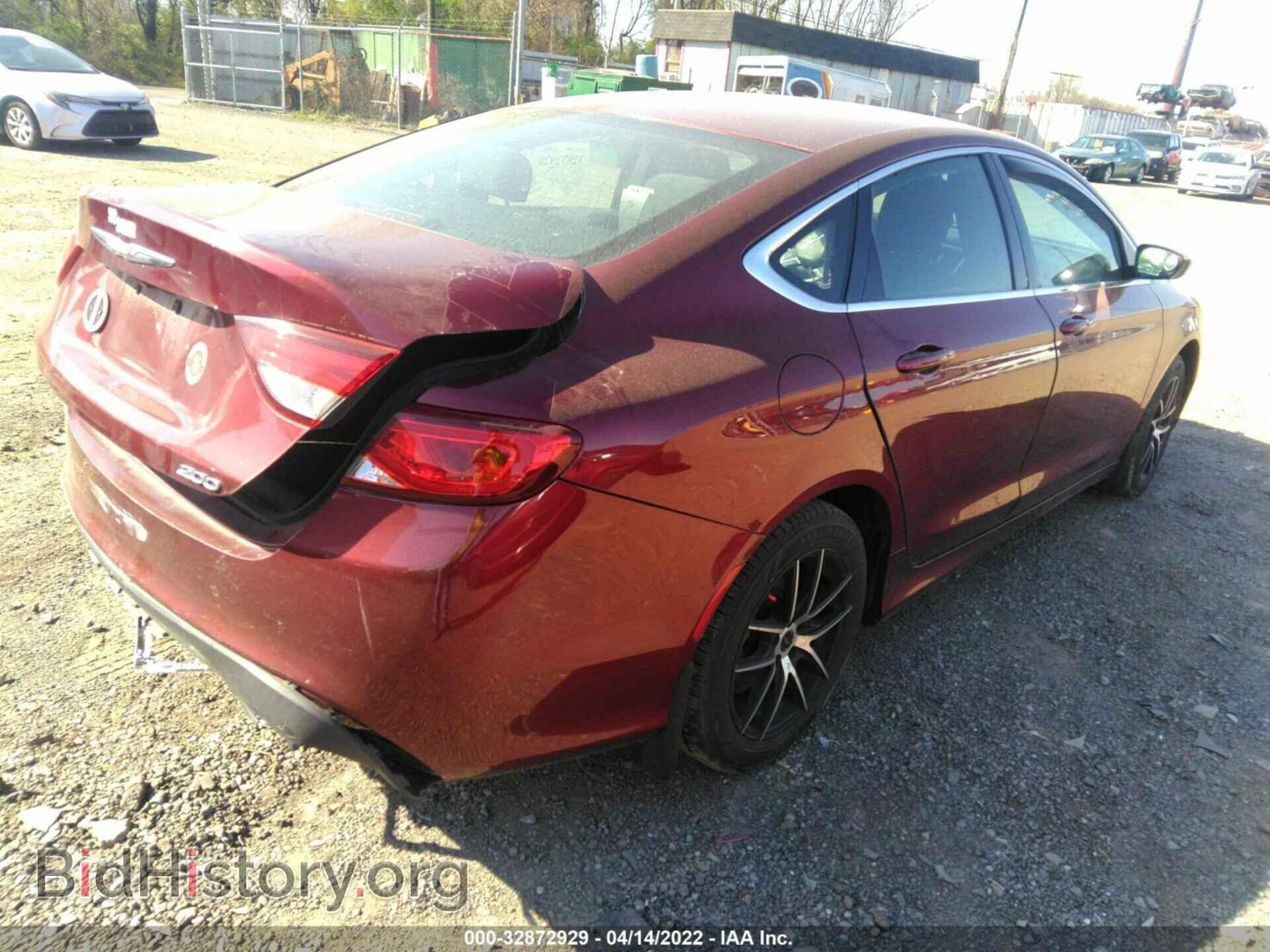 2016 CHRYSLER 200 - VIN: 1C3CCCAB8GN125111 - Фото 4