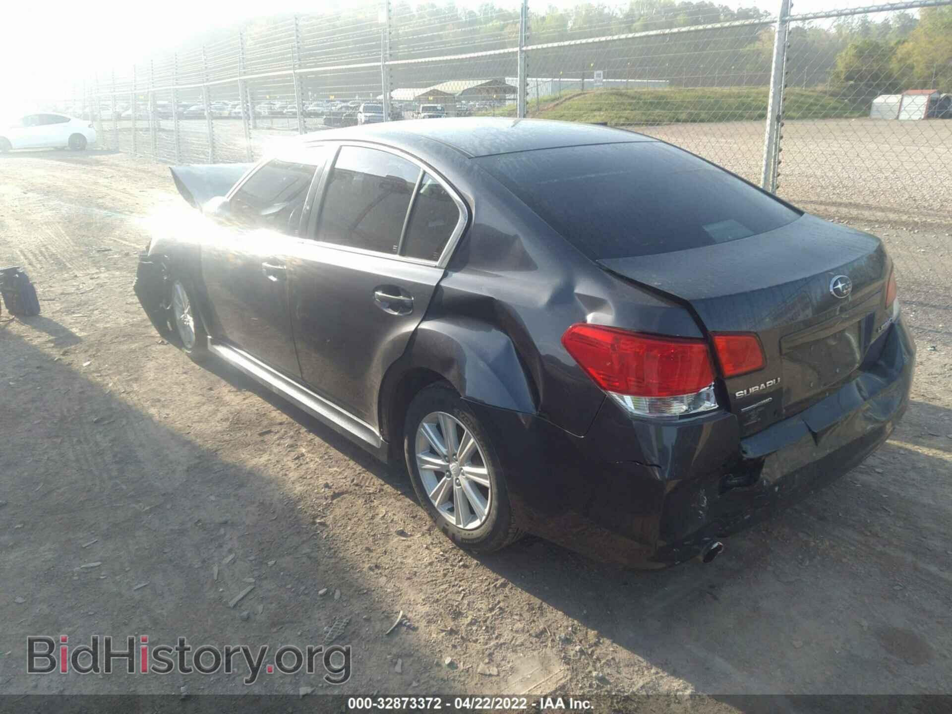 2012 SUBARU LEGACY - VIN: 4S3BMCC62C3023233 - Фото 3