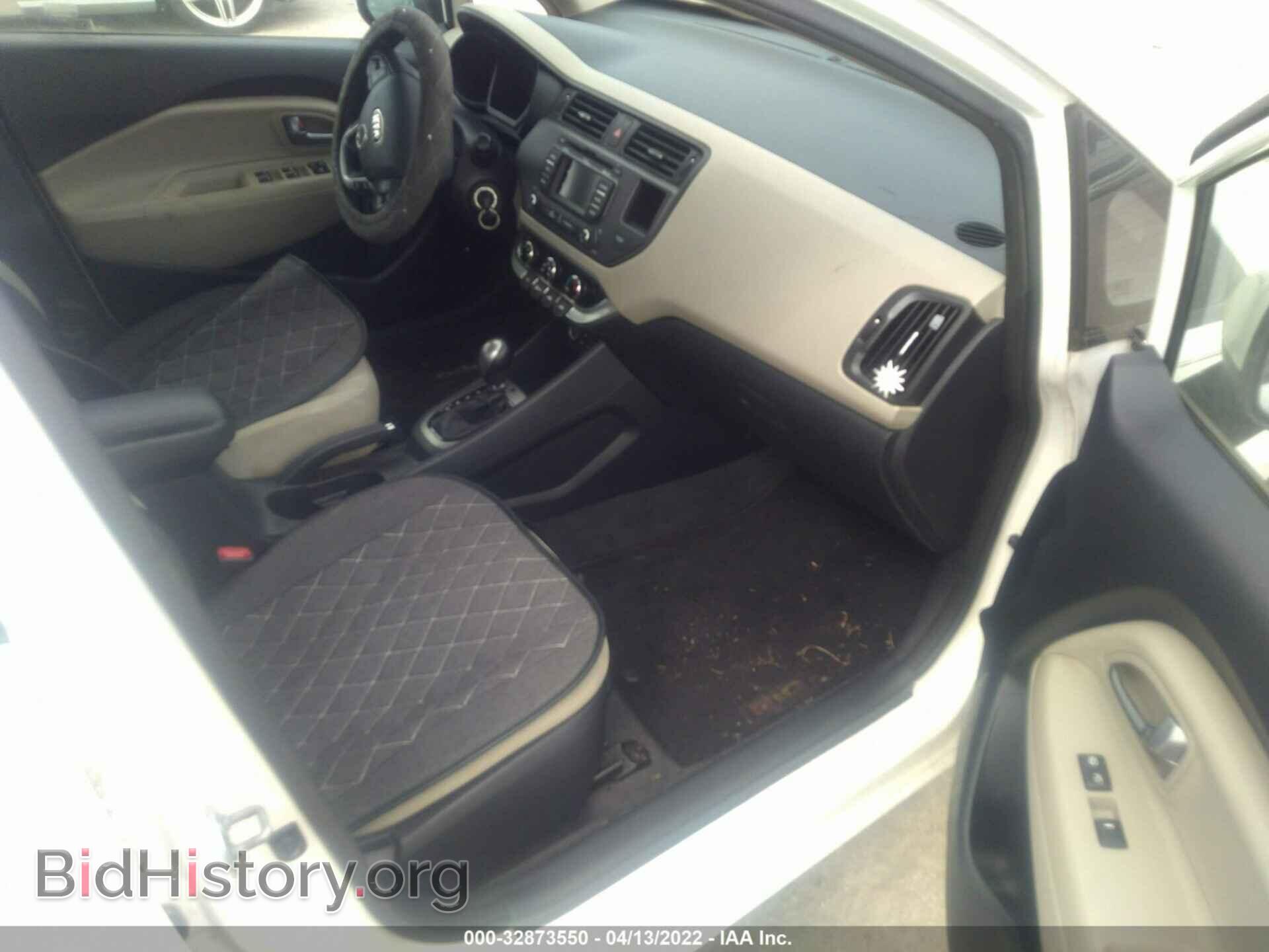2013 KIA RIO - VIN: KNADN5A33D6195827 - Фото 5