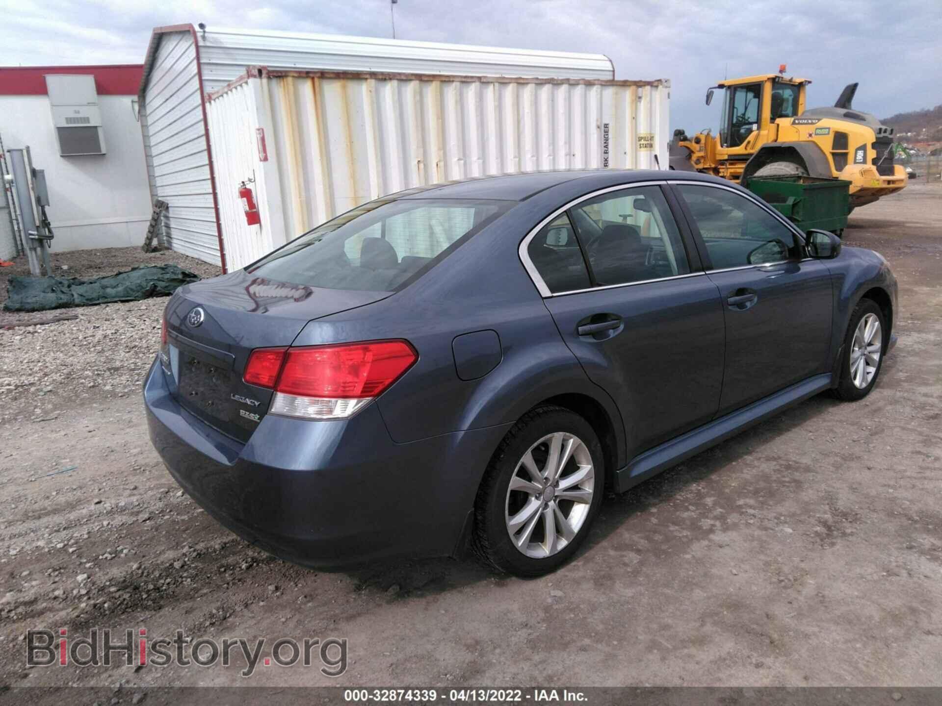 2013 SUBARU LEGACY - VIN: 4S3BMBC60D3017121 - Фото 4