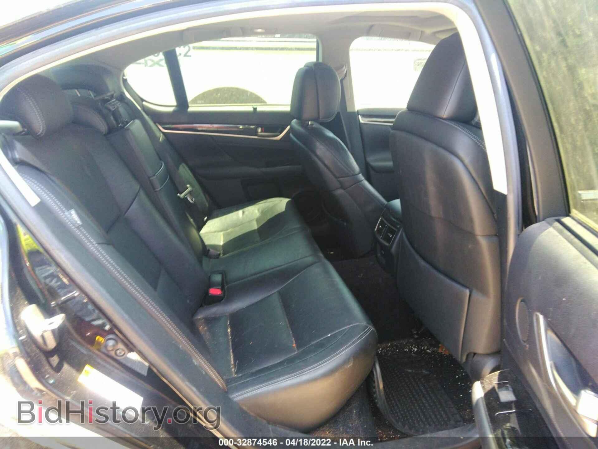 2013 LEXUS GS 350 - VIN: JTHBE1BL2D5018837 - Фото 8