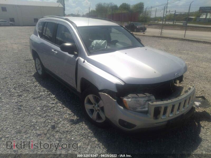 2012 Jeep COMPASS Latitude (VIN 1C4NJDEB2CD633083) — photo 1 of 11, IAAI, damage: front end