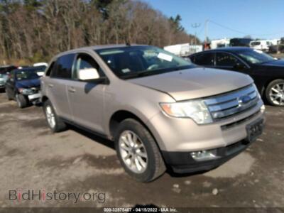 2007 Ford EDGE SEL, золотистый — VIN 2FMDK38C57BA92206, IAAI