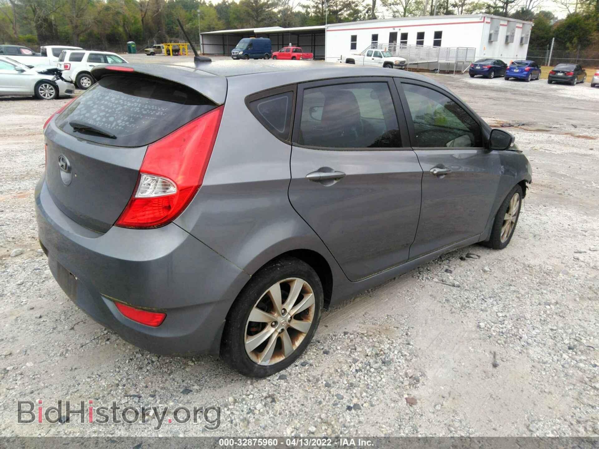 2014 HYUNDAI ACCENT - VIN: KMHCU5AE7EU173809 - Фото 4