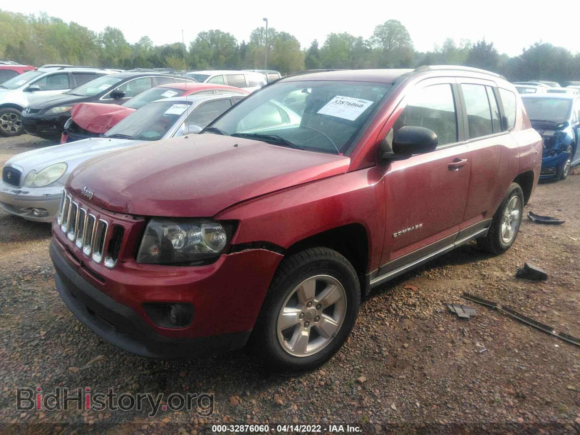 2015 JEEP COMPASS - VIN: 1C4NJCBAXFD325797 - Фото 2
