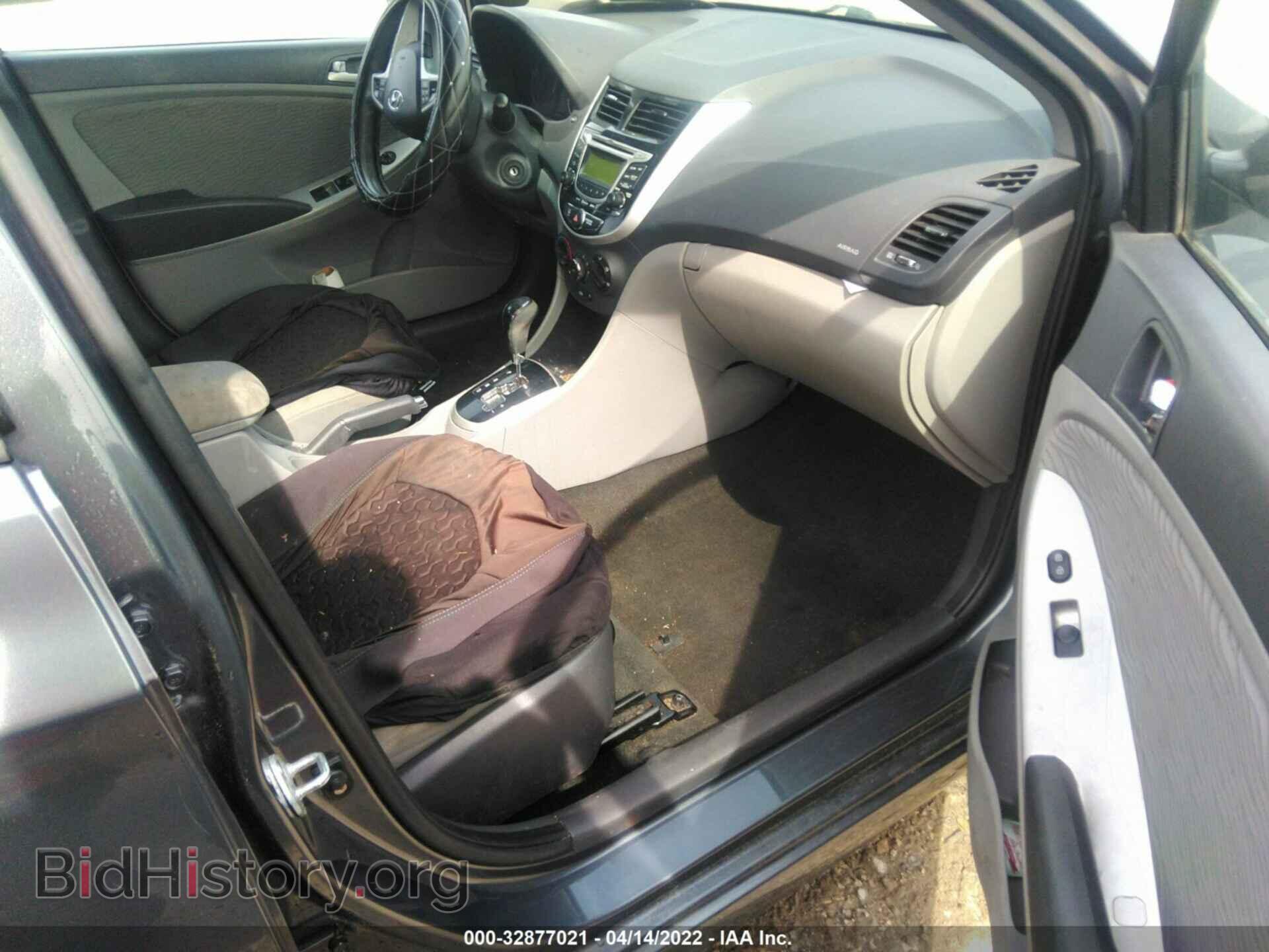 2012 HYUNDAI ACCENT - VIN: KMHCU4AE5CU164596 - Фото 5