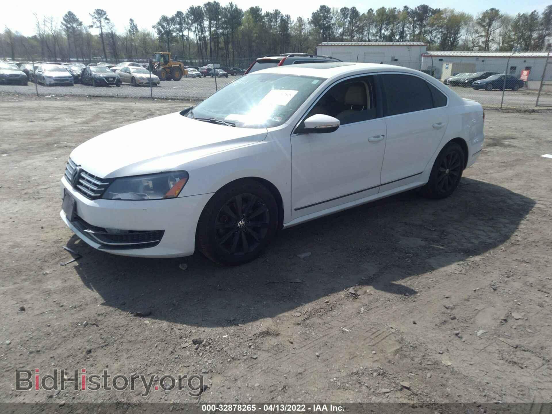 2012 VOLKSWAGEN PASSAT - VIN: 1VWCP7A38CC059498 - Фото 2
