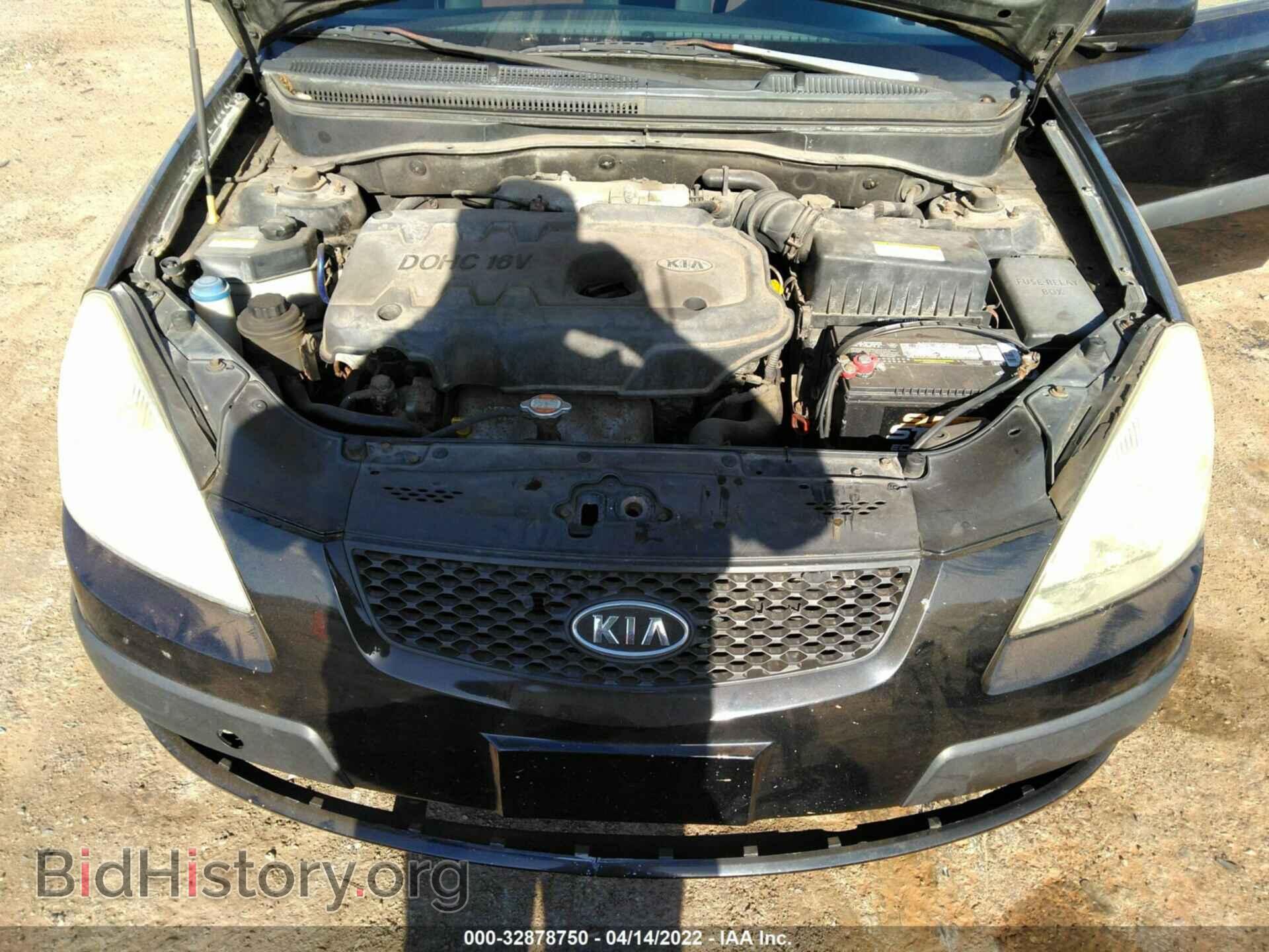 2007 KIA RIO5 - VIN: KNADE163X76202195 - Фото 10