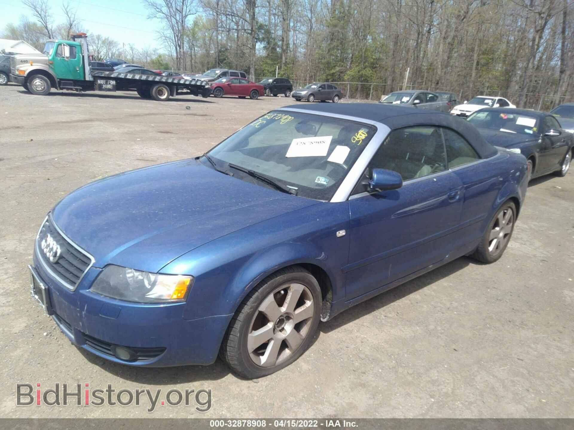 2006 AUDI A4 - VIN: WAUAC48H96K011604 - Фото 2