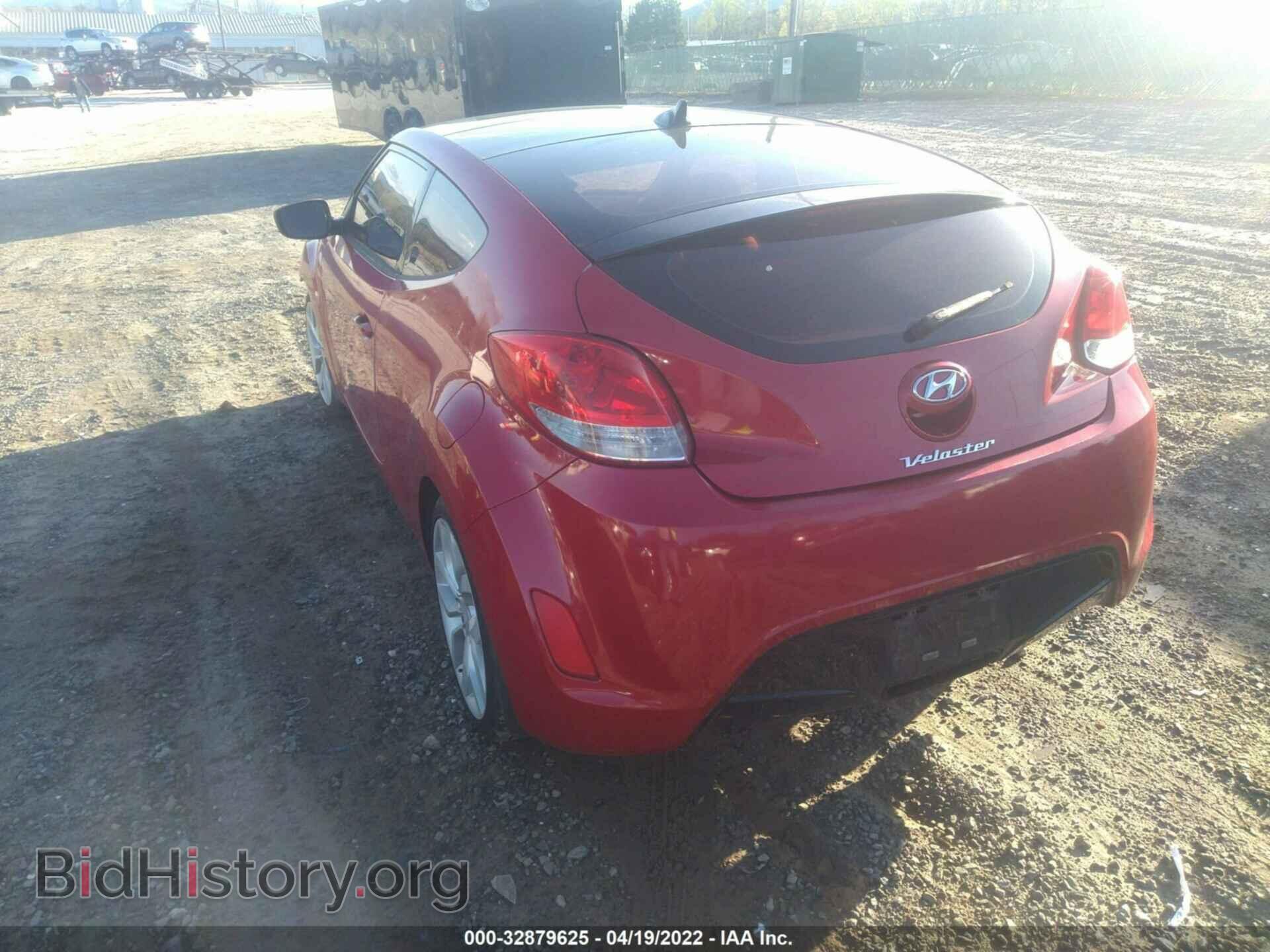 2012 HYUNDAI VELOSTER - VIN: KMHTC6AD0CU078909 - Фото 3