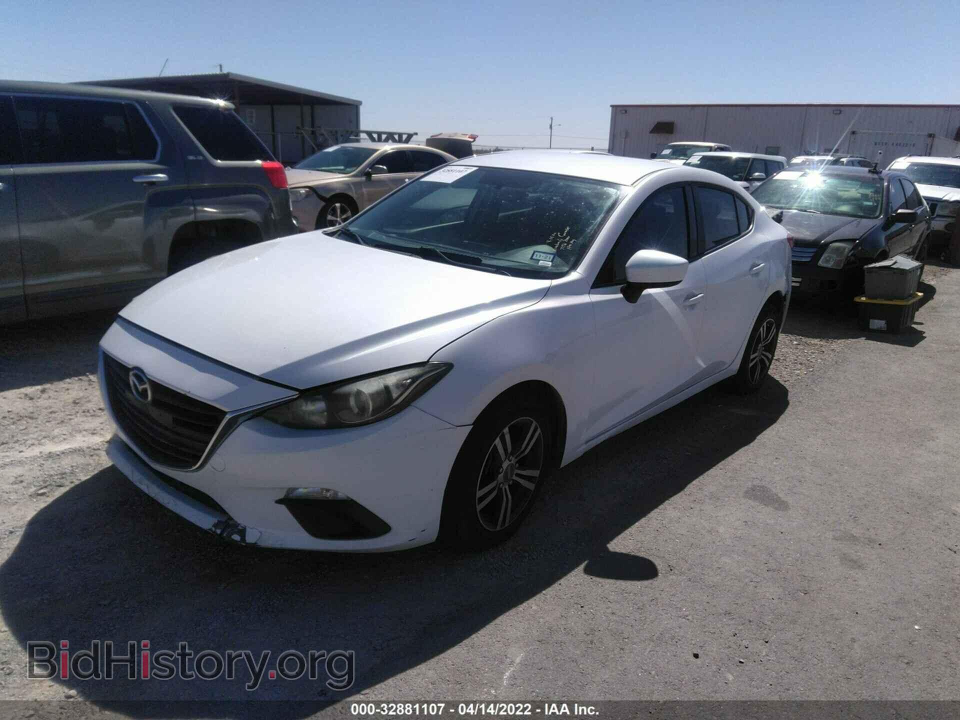 2014 MAZDA MAZDA3 - VIN: JM1BM1U70E1128654 - Фото 2