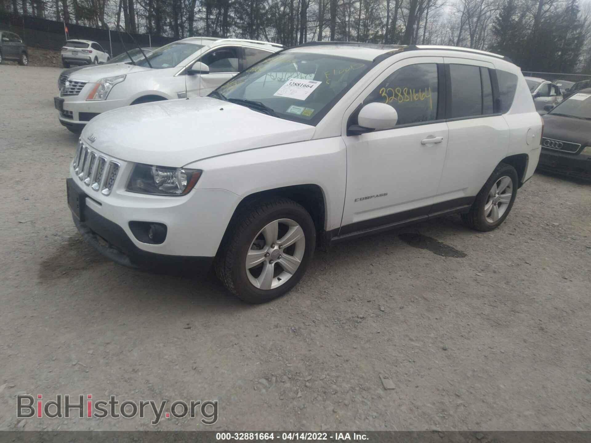2014 JEEP COMPASS - VIN: 1C4NJDEB9ED501280 - Фото 2