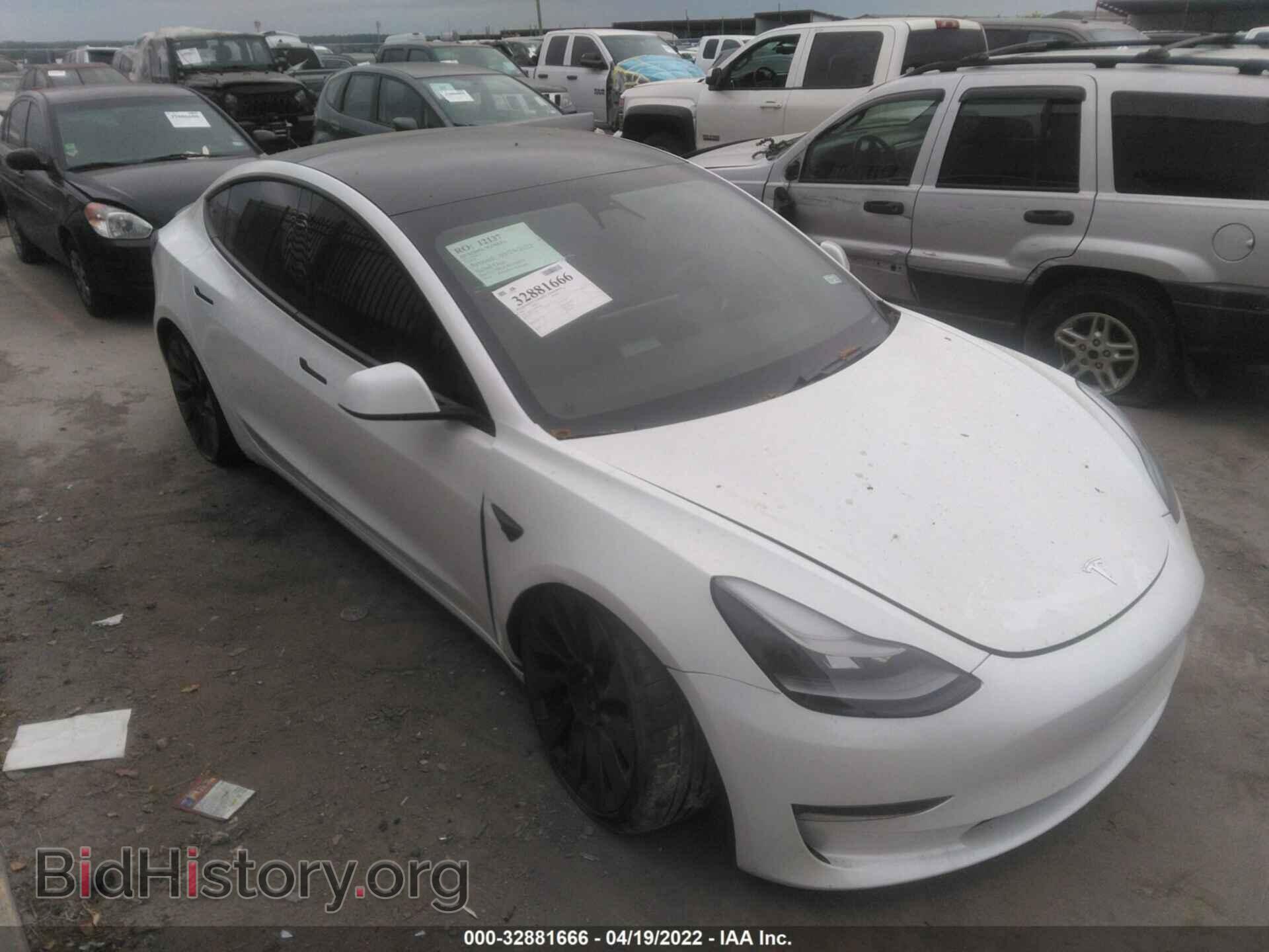 Photo 5YJ3E1EC7MF054409 - TESLA MODEL 3 2021