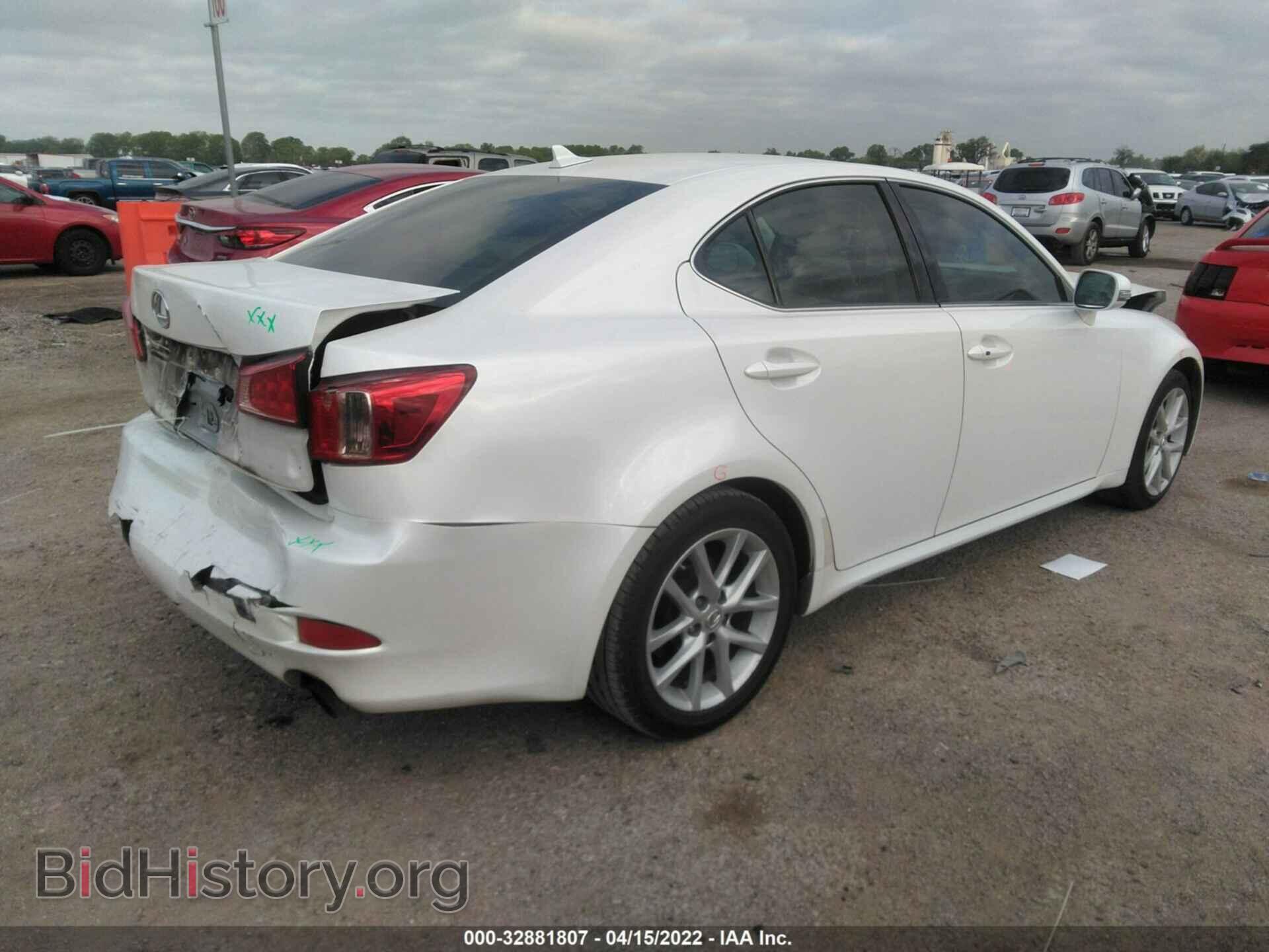 2011 LEXUS IS 250 - VIN: JTHBF5C28B5147995 - Фото 4