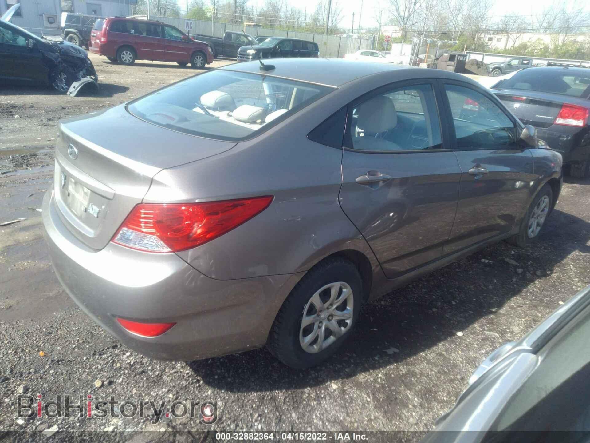 2013 HYUNDAI ACCENT - VIN: KMHCT4AE9DU456353 - Фото 4