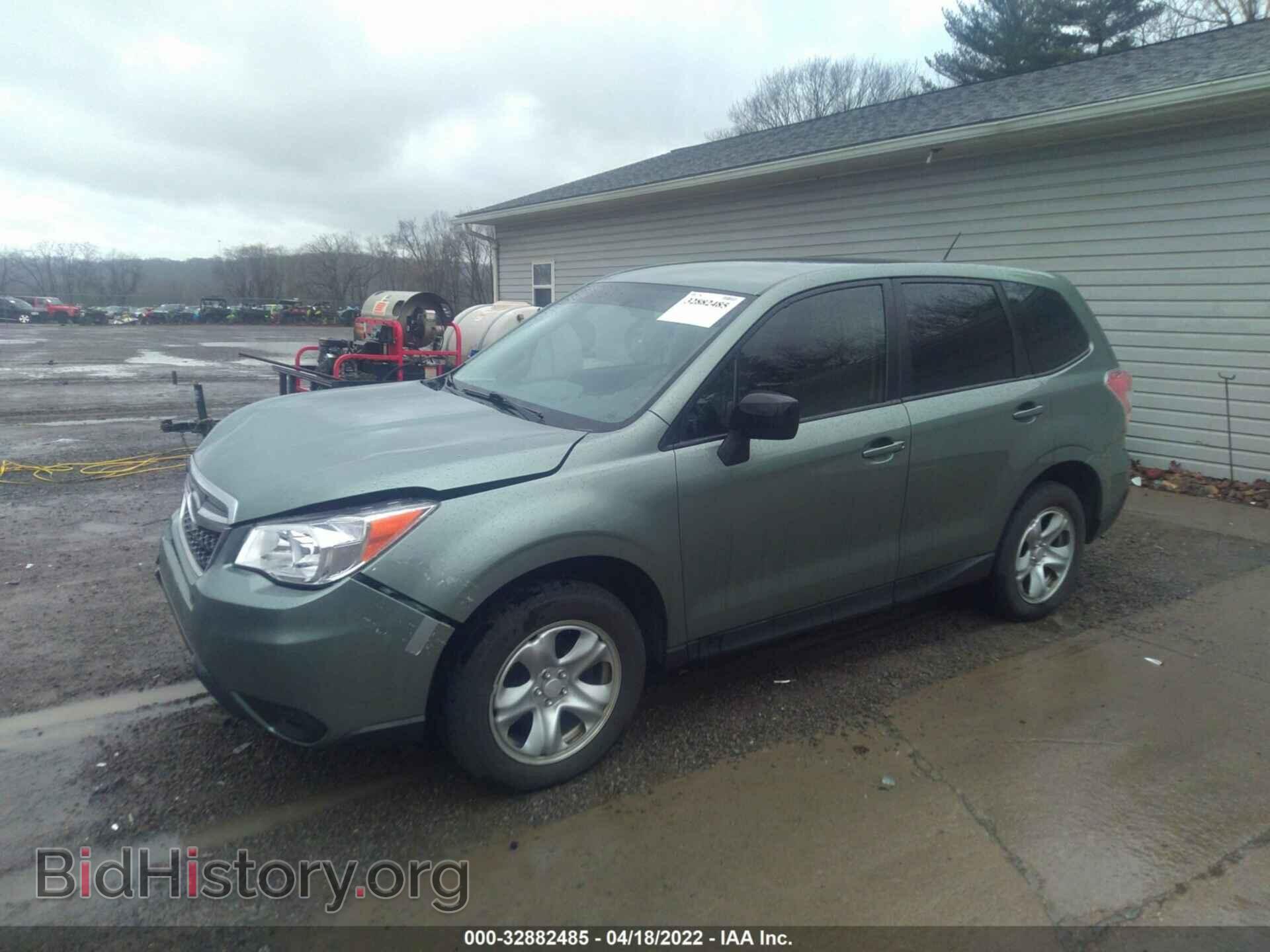 2014 SUBARU FORESTER - VIN: JF2SJAAC6EH445504 - Фото 2