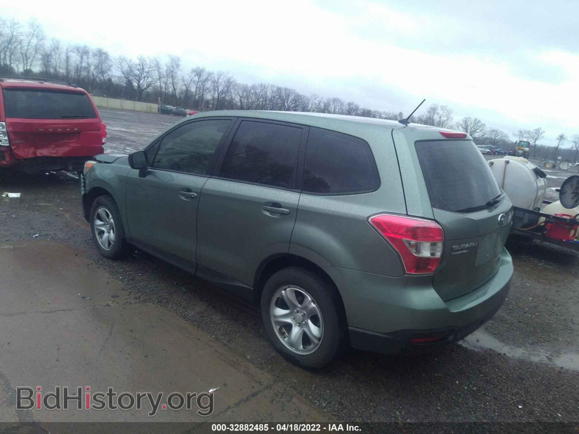 2014 SUBARU FORESTER - VIN: JF2SJAAC6EH445504 - Фото 3