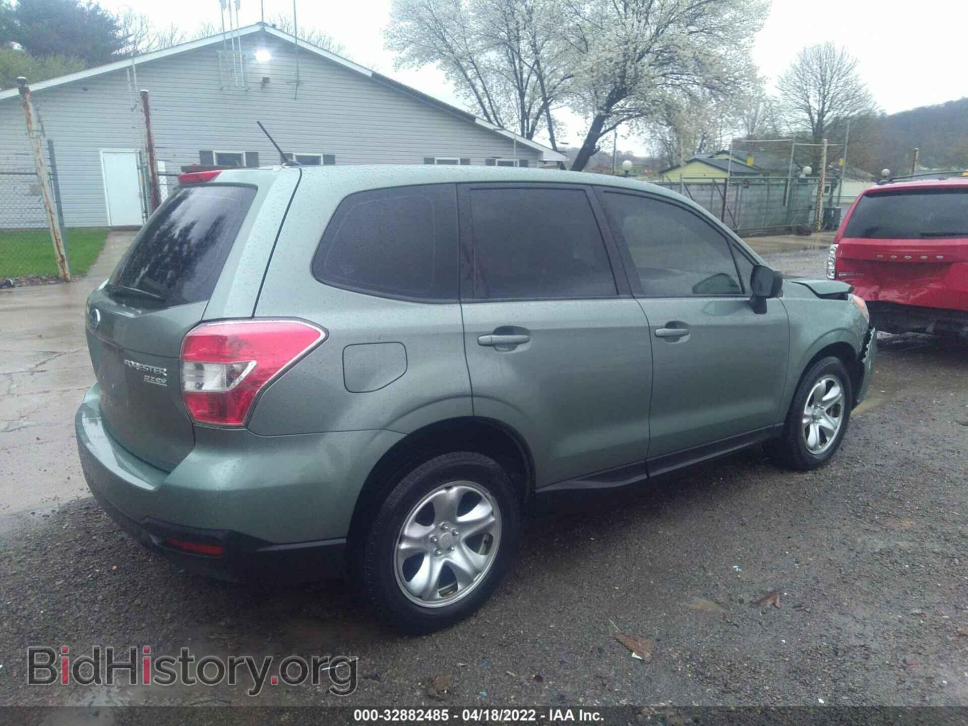 2014 SUBARU FORESTER - VIN: JF2SJAAC6EH445504 - Фото 4
