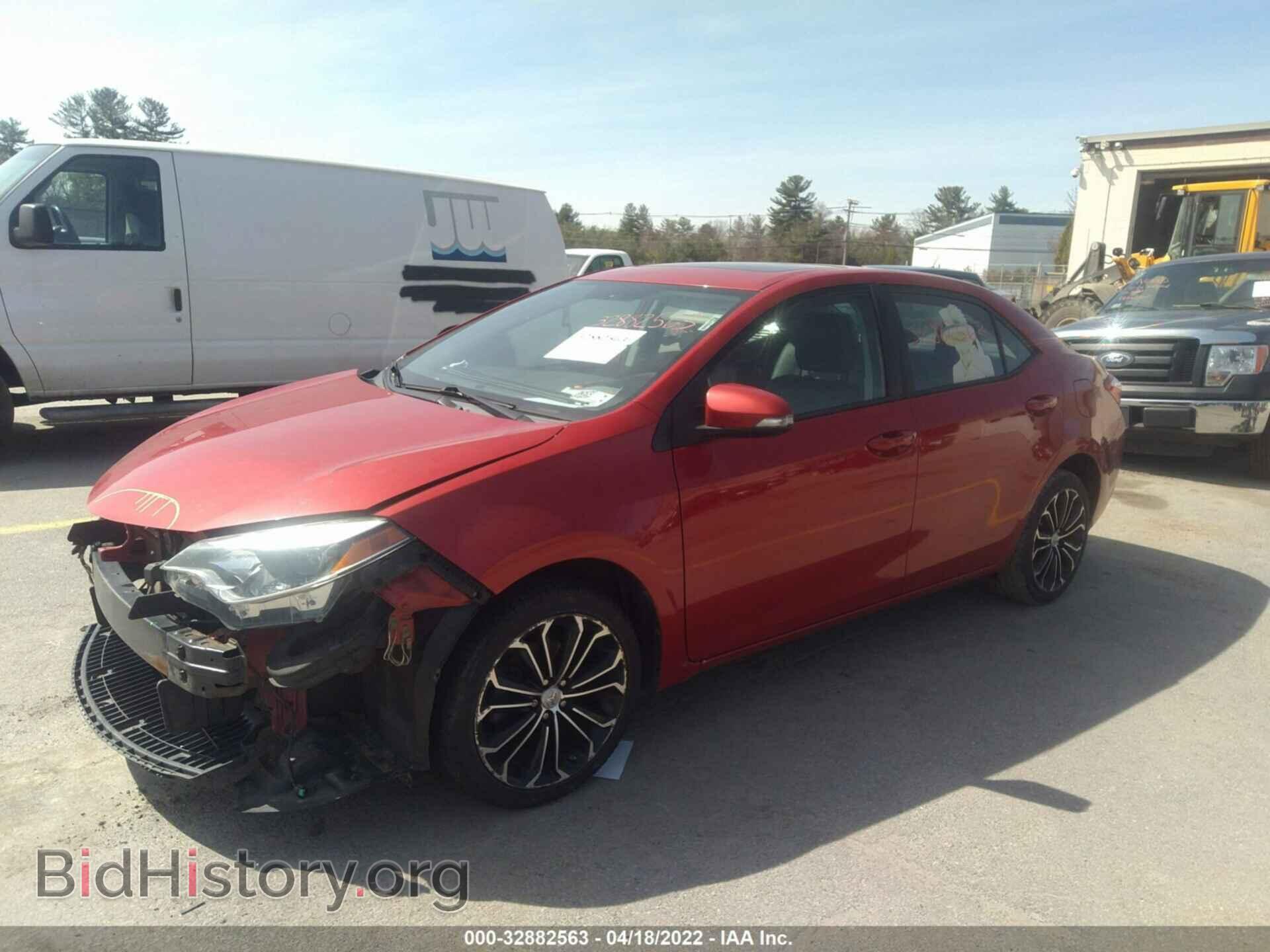 2014 TOYOTA COROLLA - VIN: 2T1BURHE4EC138820 - Фото 2
