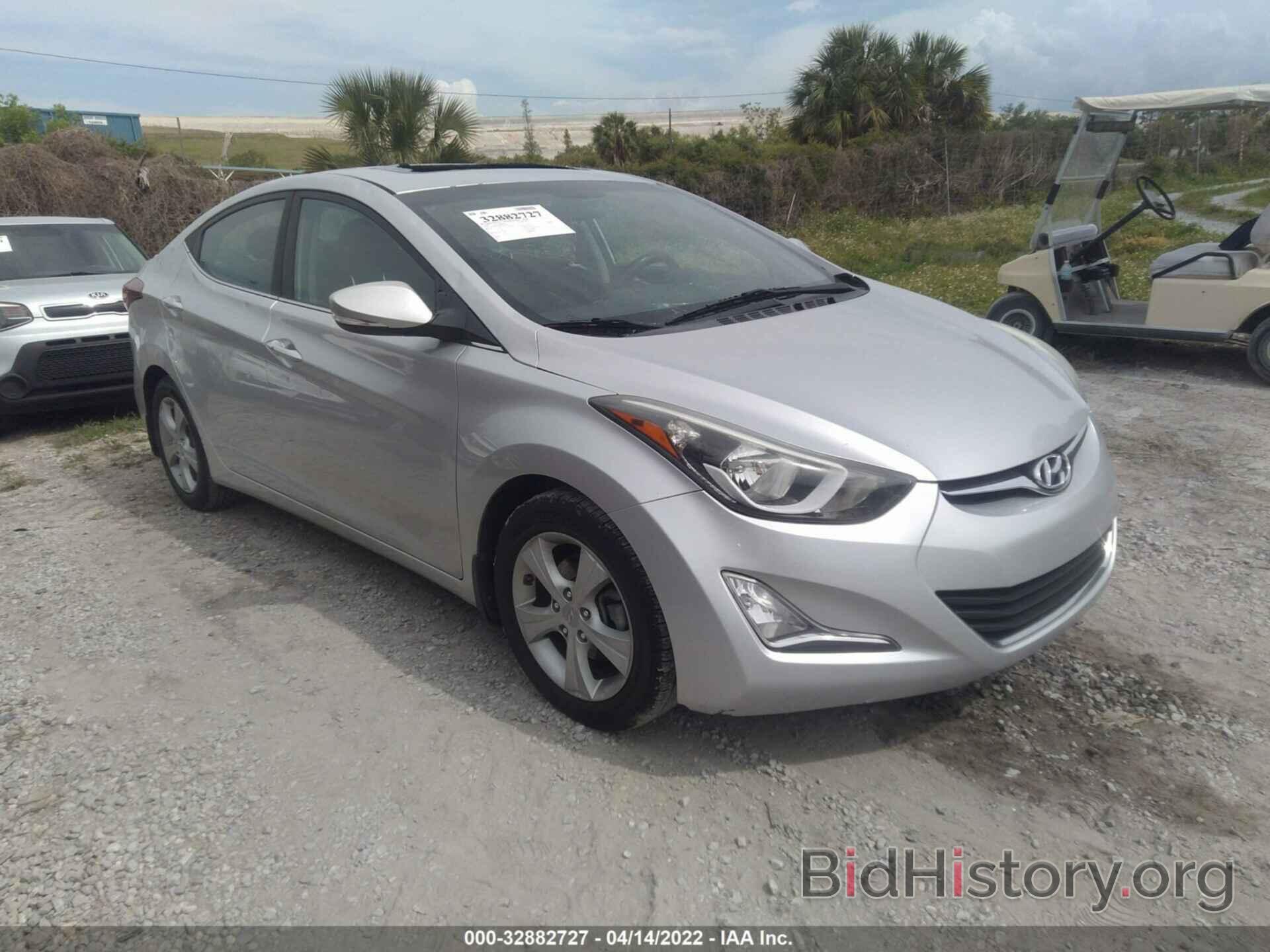 Photo 5NPDH4AE8GH707968 - HYUNDAI ELANTRA 2016