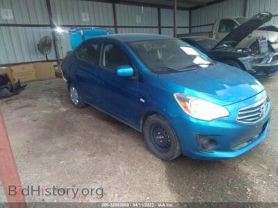 2019 Mitsubishi MIRAGE G4 ES/RF, синий — VIN ML32F3FJ3KHF02519, IAAI