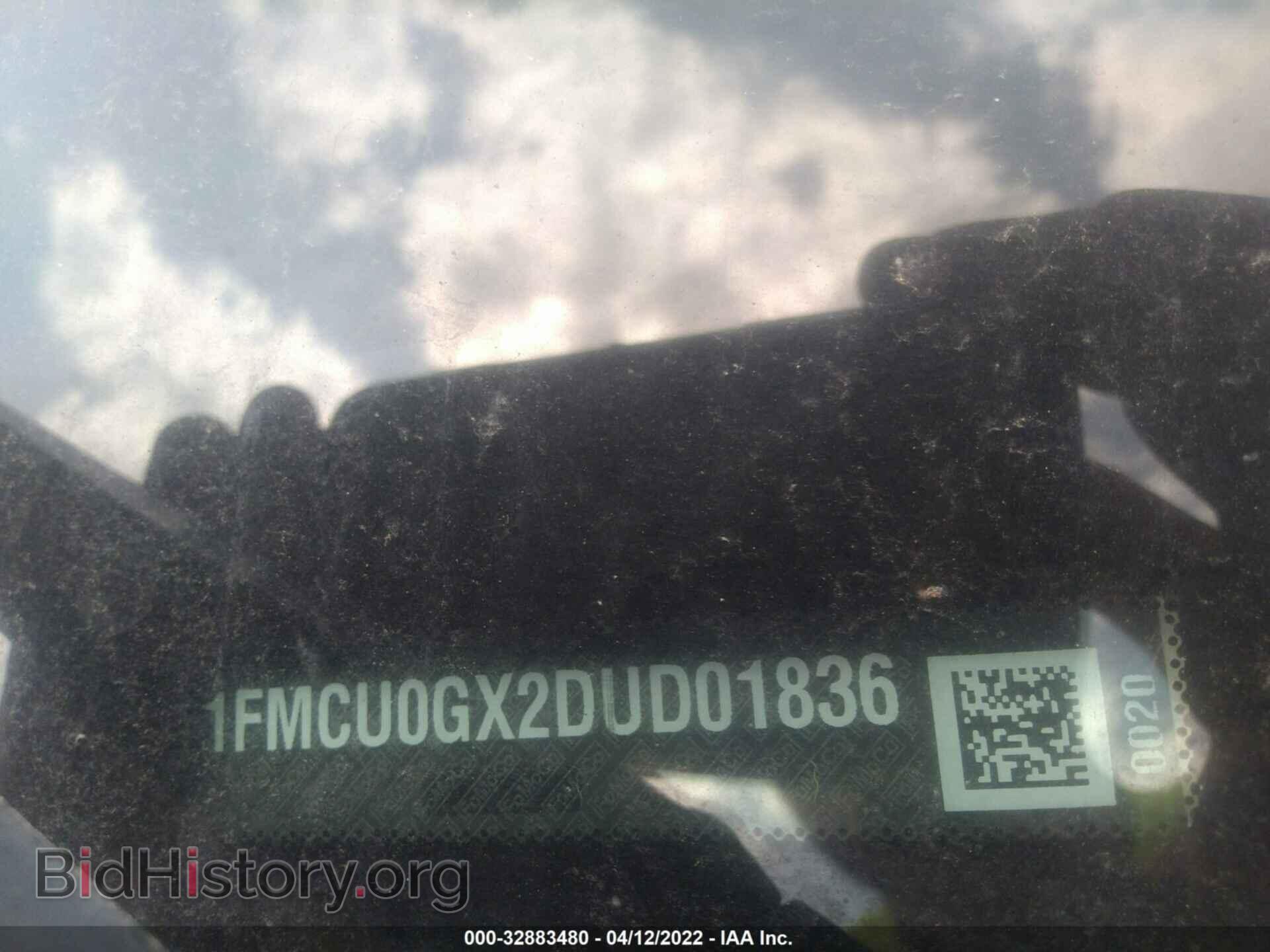 2013 FORD ESCAPE - VIN: 1FMCU0GX2DUD01836 - Фото 9