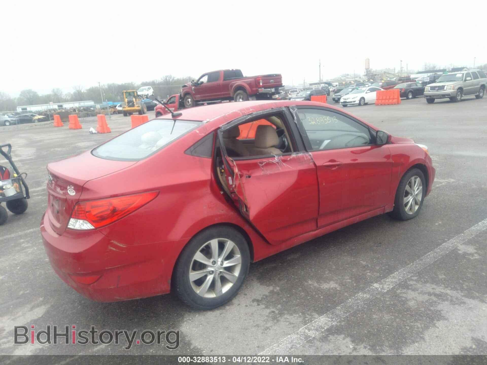 2014 HYUNDAI ACCENT - VIN: KMHCU4AEXEU604248 - Photo 4