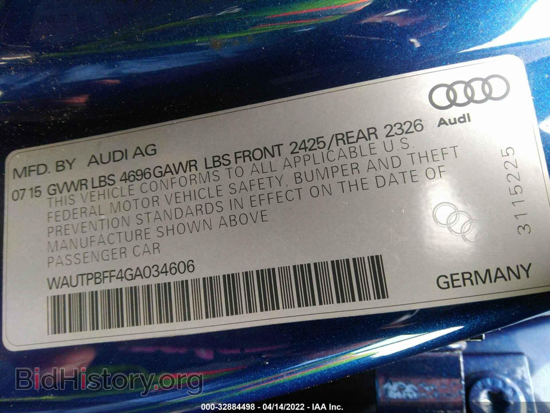 2016 AUDI A3 E-TRON - VIN: WAUTPBFF4GA034606 - Фото 9