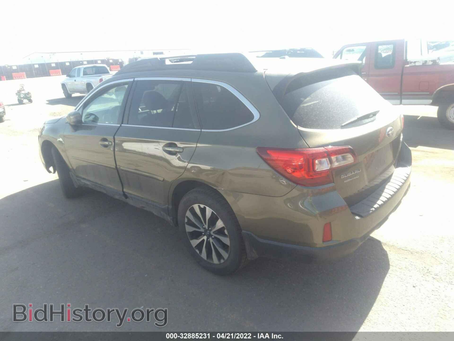 2015 SUBARU OUTBACK - VIN: 4S4BSBJC0F3237744 - Фото 3