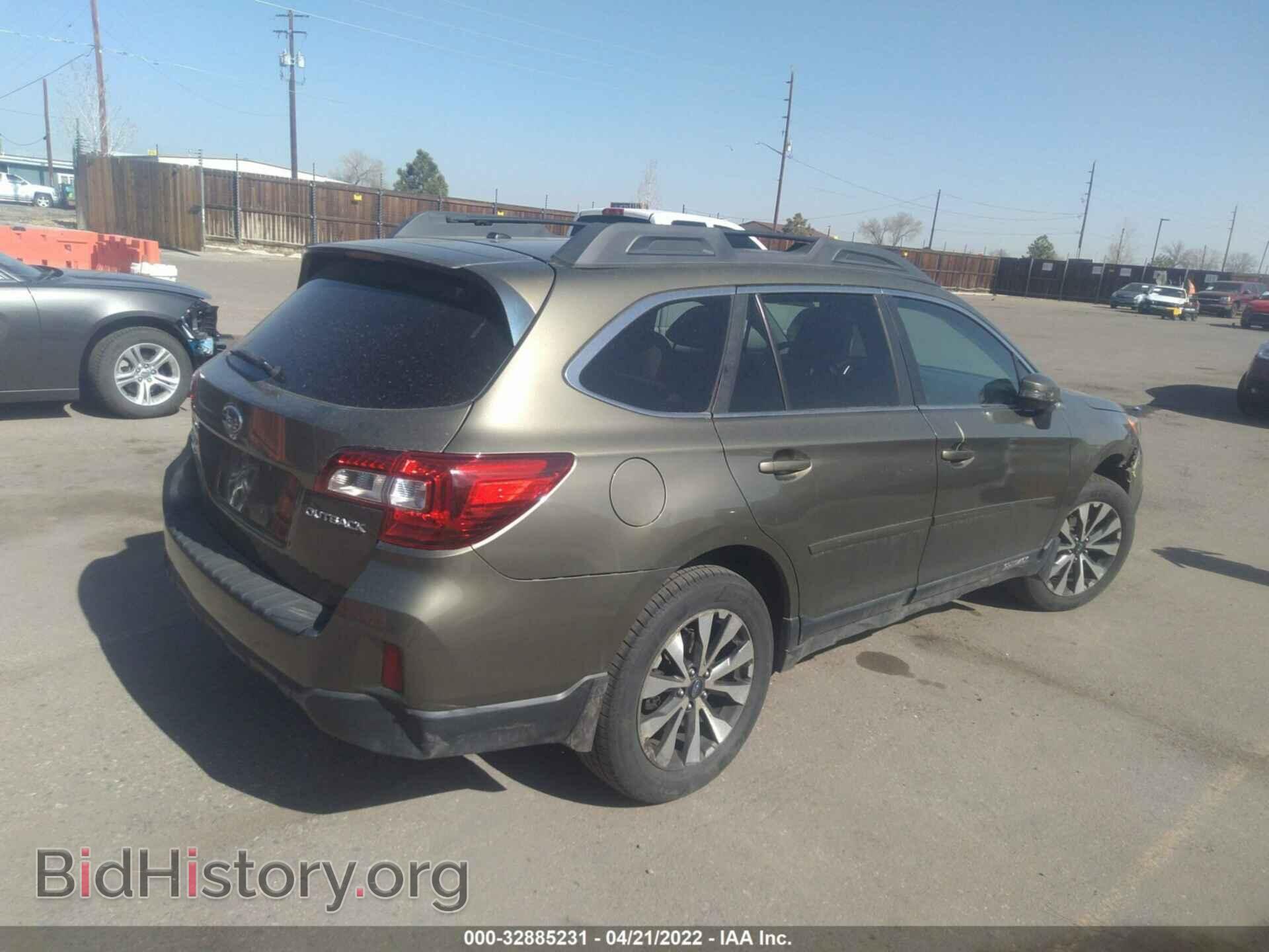 2015 SUBARU OUTBACK - VIN: 4S4BSBJC0F3237744 - Фото 4