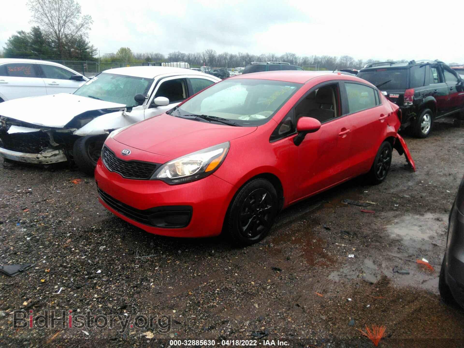 2013 KIA RIO - VIN: KNADM4A39D6223661 - Фото 2