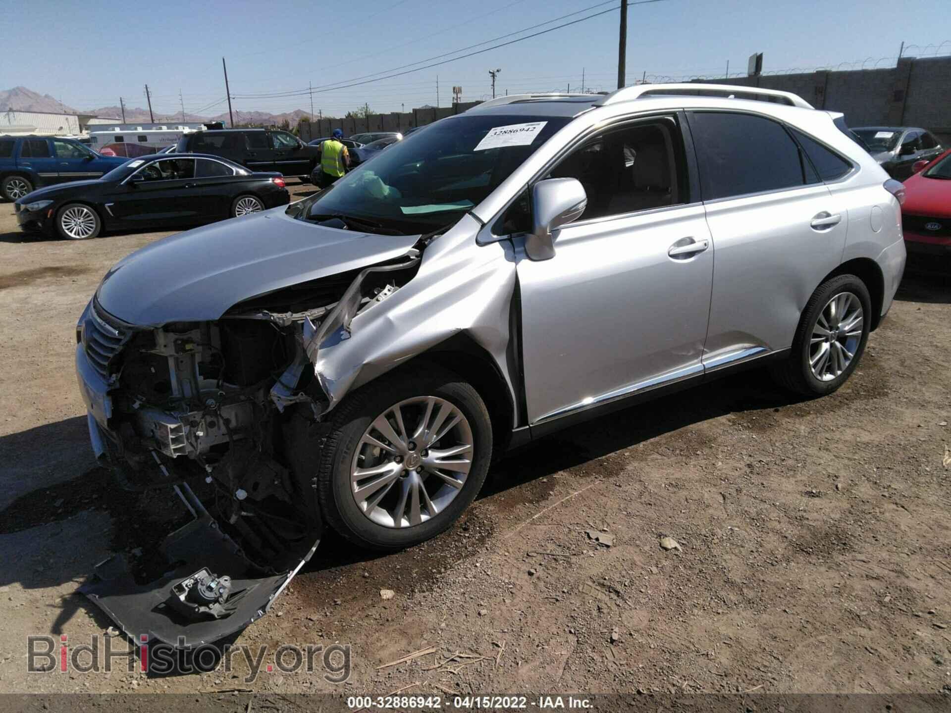 2013 LEXUS RX 350 - VIN: 2T2ZK1BA7DC106529 - Фото 2