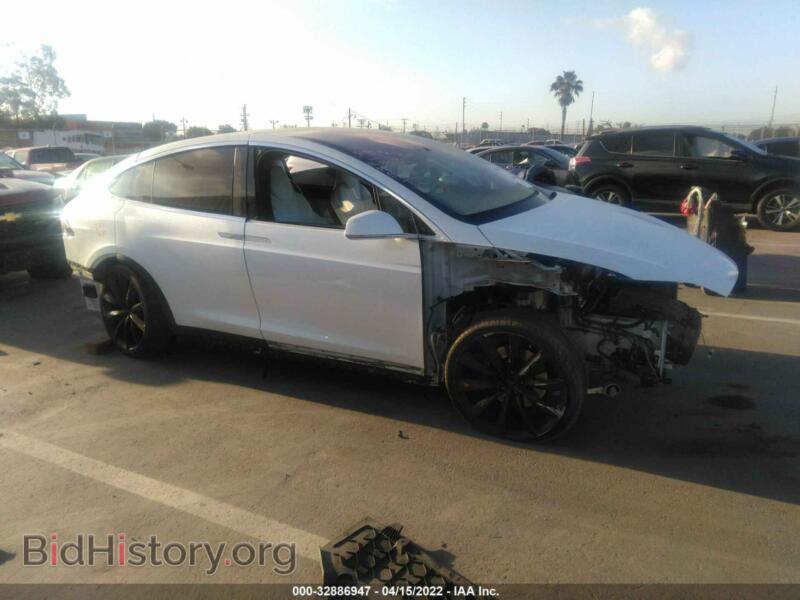2016 Tesla MODEL X P90D/75d/P100D (VIN 5YJXCBE47GF003907) — фото 1 из 12, IAAI, повреждение: передняя и задняя часть