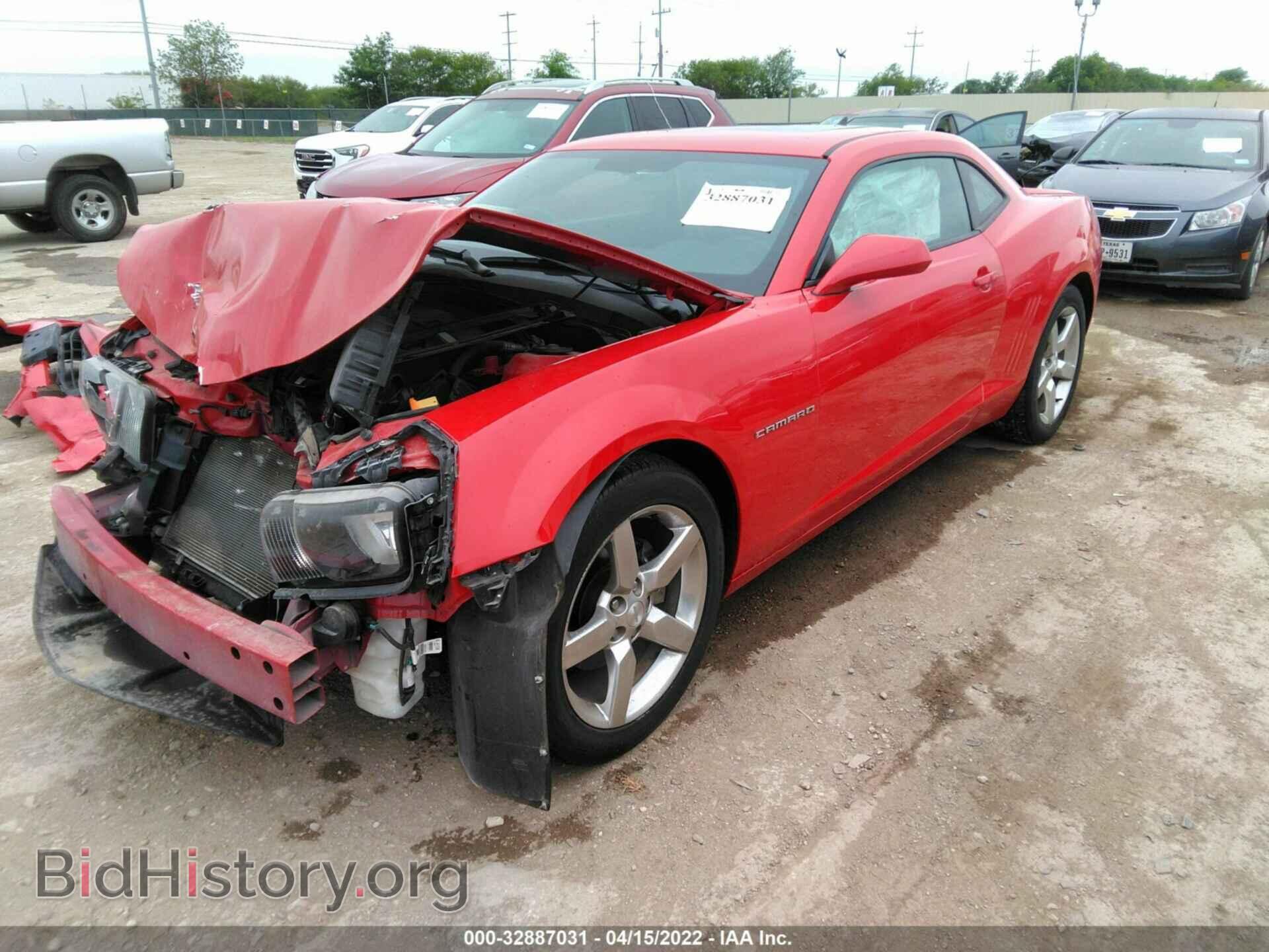 2013 CHEVROLET CAMARO - VIN: 2G1FB1E35D9113184 - Фото 2